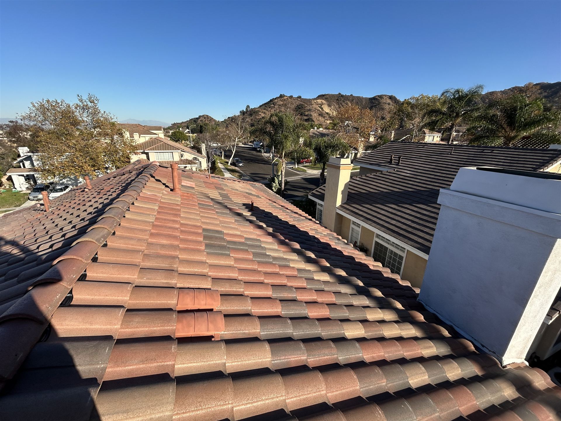 Tile roof installation in Corona CA